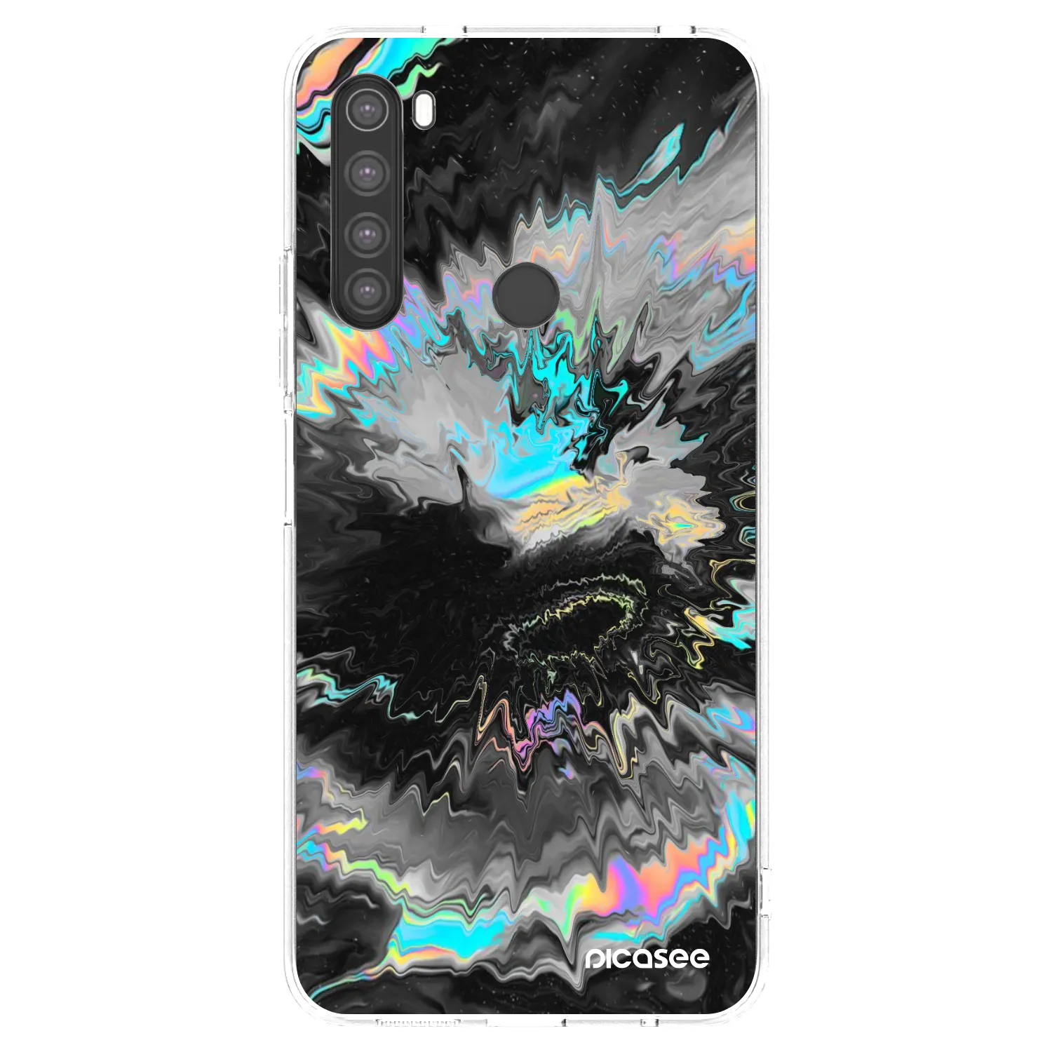Picasee Xiaomi Redmi Note 8 Hülle - Transparentes Silikon - Magnetic