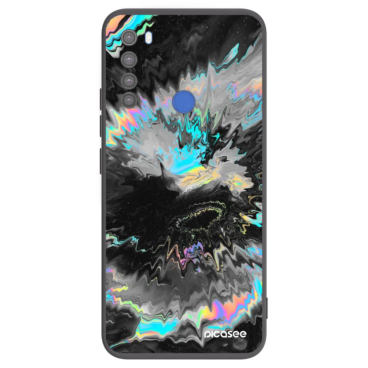 Picasee Xiaomi Redmi Note 8T Hülle - Schwarzes Silikon - Magnetic