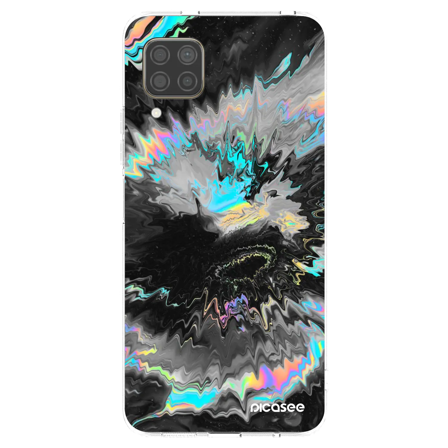 Picasee Huawei P40 Lite Hülle - Transparentes Silikon - Magnetic