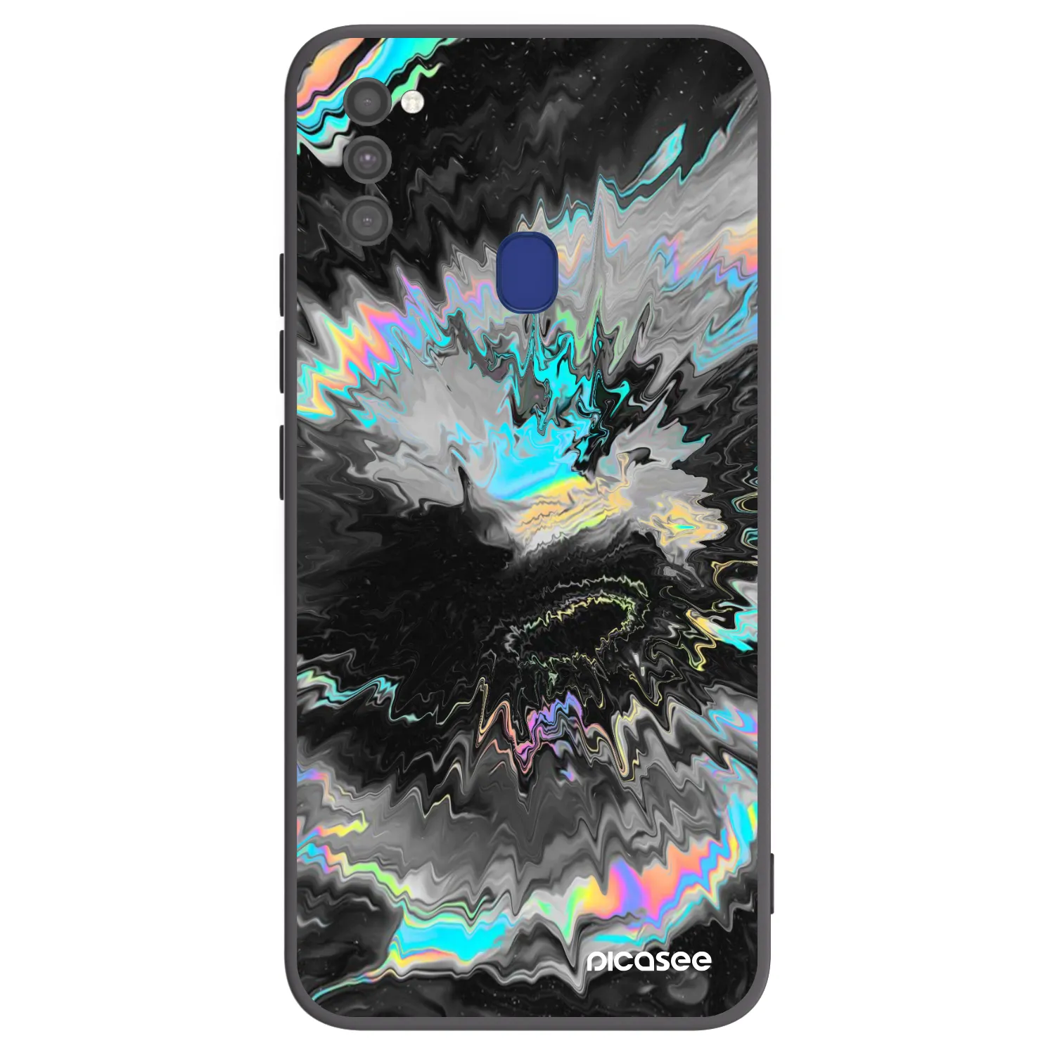 Picasee Samsung Galaxy M21 M215F Hülle - Schwarzes Silikon - Magnetic