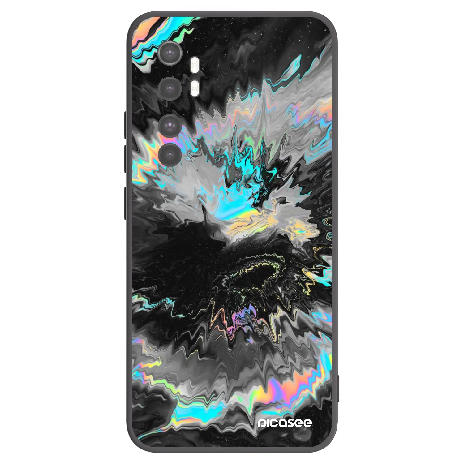 Picasee Xiaomi Mi Note 10 Lite Hülle - Schwarzes Silikon - Magnetic