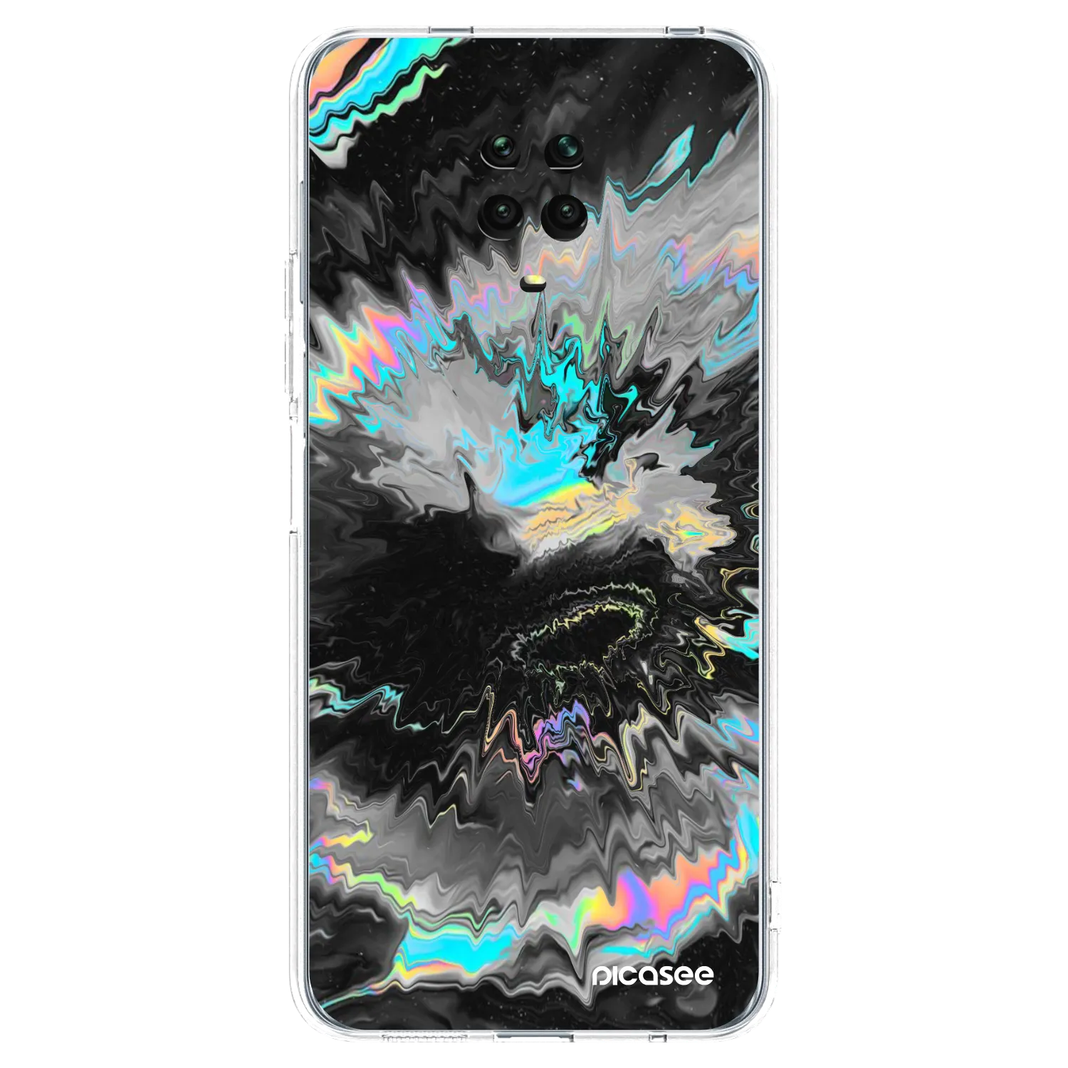 Picasee Xiaomi Redmi Note 9S Hülle - Transparentes Silikon - Magnetic