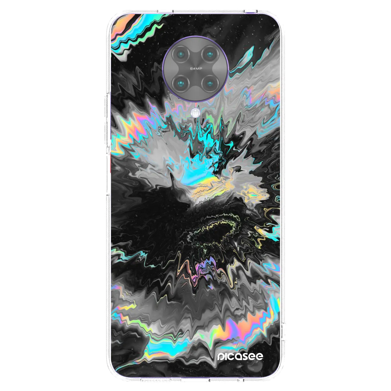 Picasee Xiaomi Poco F2 Pro Hülle - Transparentes Silikon - Magnetic