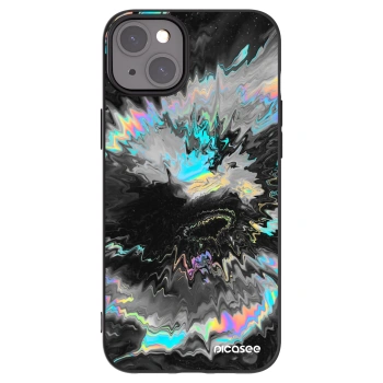 Picasee Apple iPhone 15 Plus Hülle - Schwarzes Silikon - Magnetic