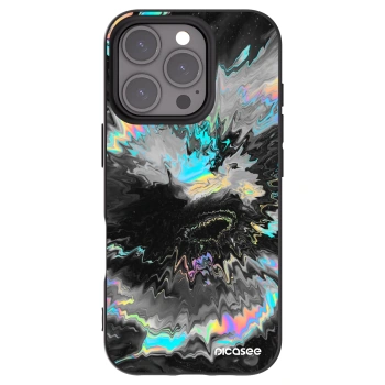 Picasee Apple iPhone 16 Pro Hülle - Schwarzes Silikon - Magnetic