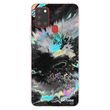Picasee Samsung Galaxy A21s Hülle - Transparentes Silikon - Magnetic