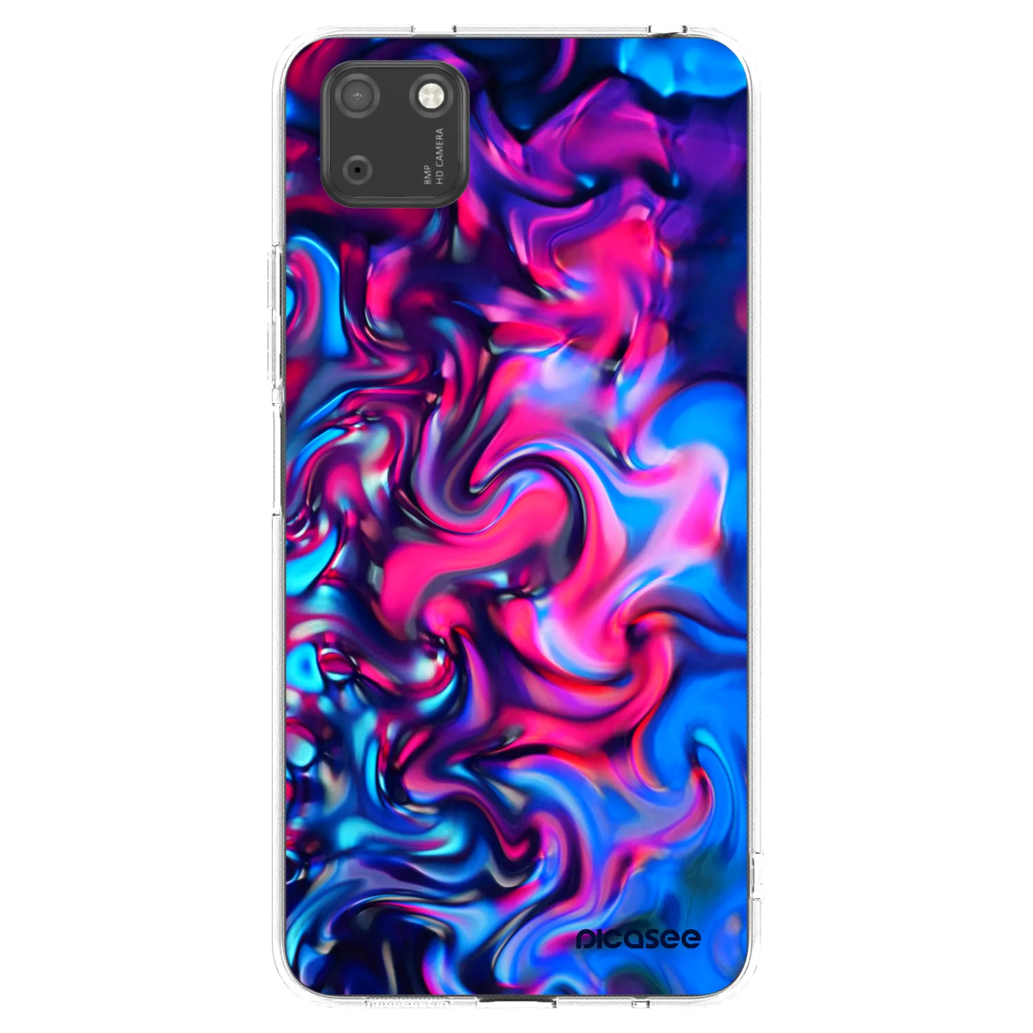 Picasee Huawei Y5P Hülle - Transparentes Silikon - Redlight