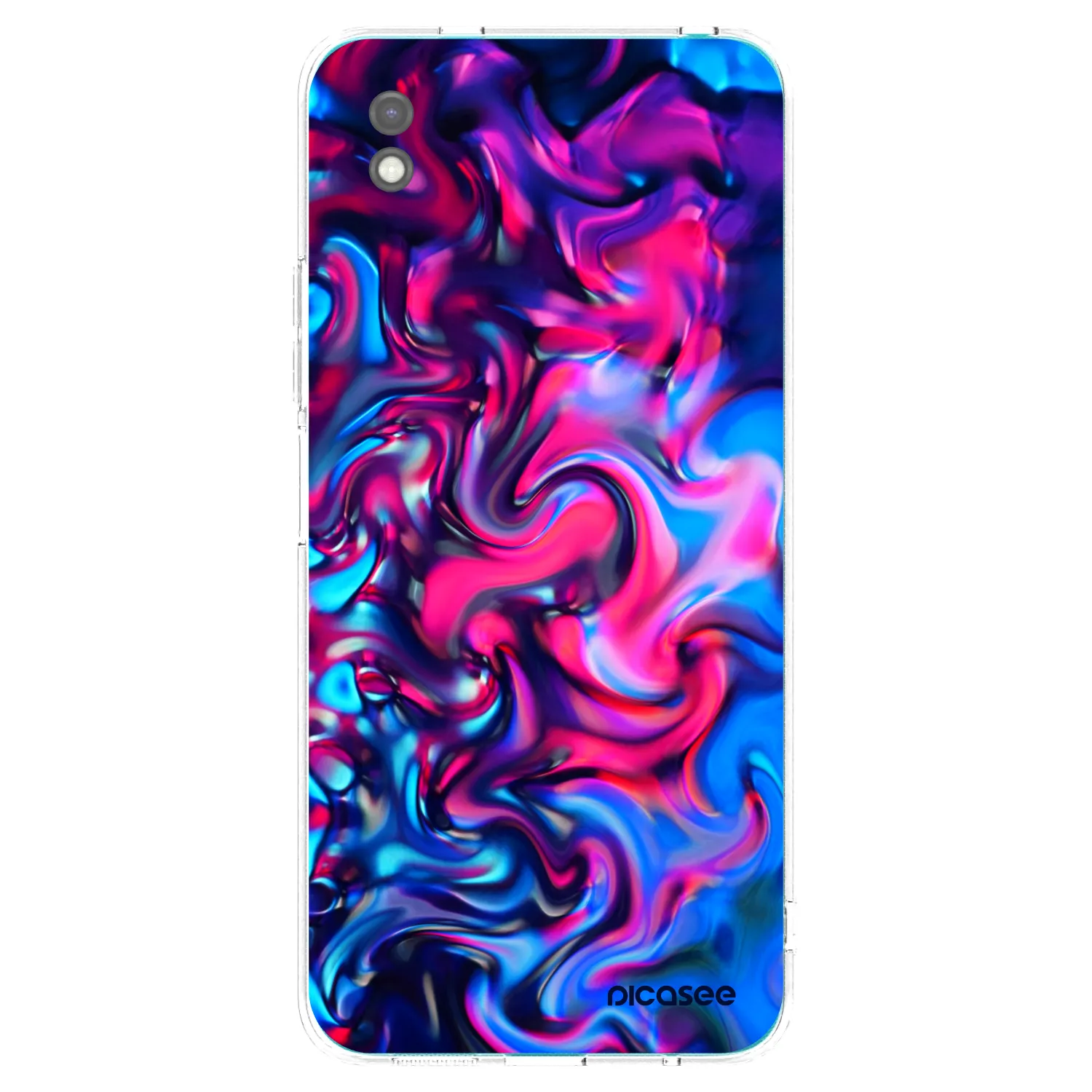 Picasee Xiaomi Redmi 9A Hülle - Schwarzes Silikon - Redlight