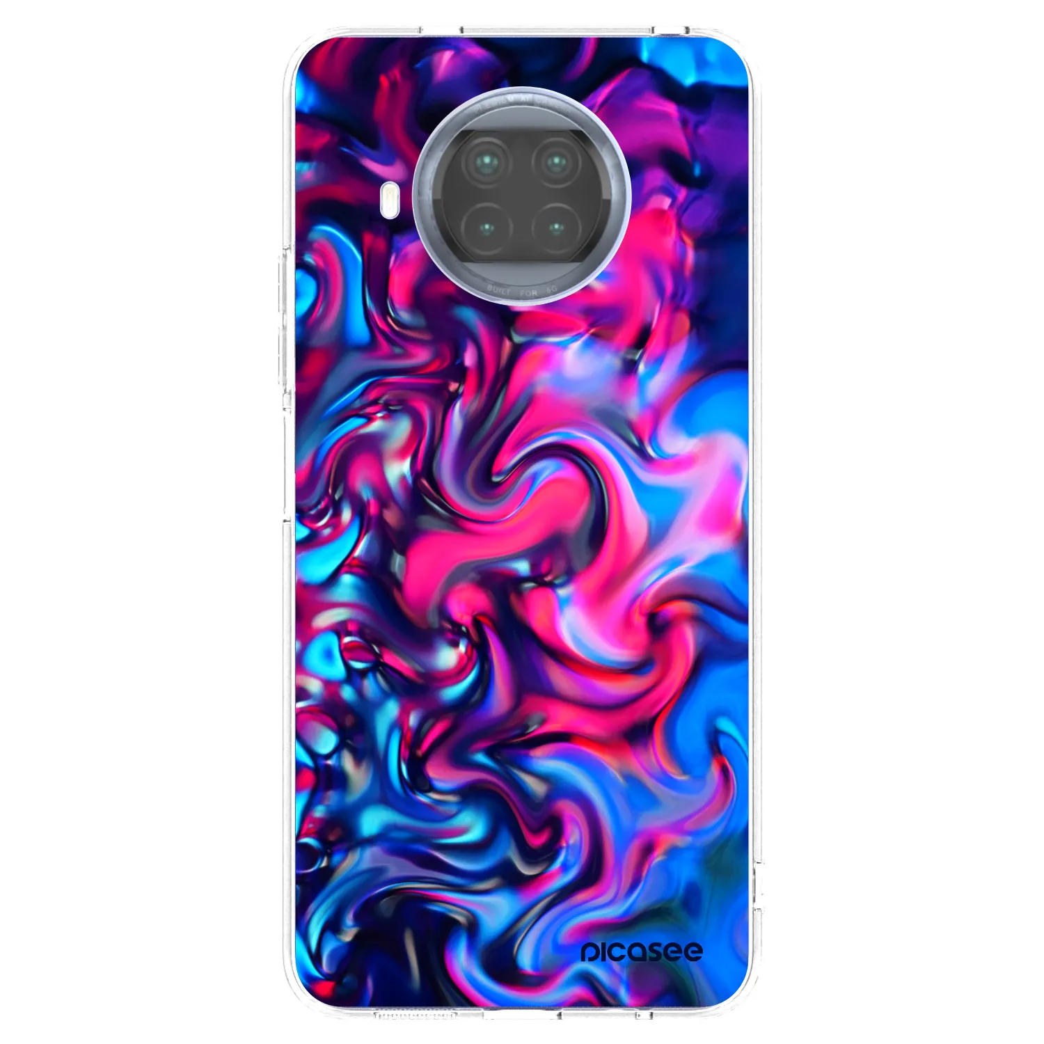 Picasee Xiaomi Mi 10T Lite Hülle - Transparentes Silikon - Redlight