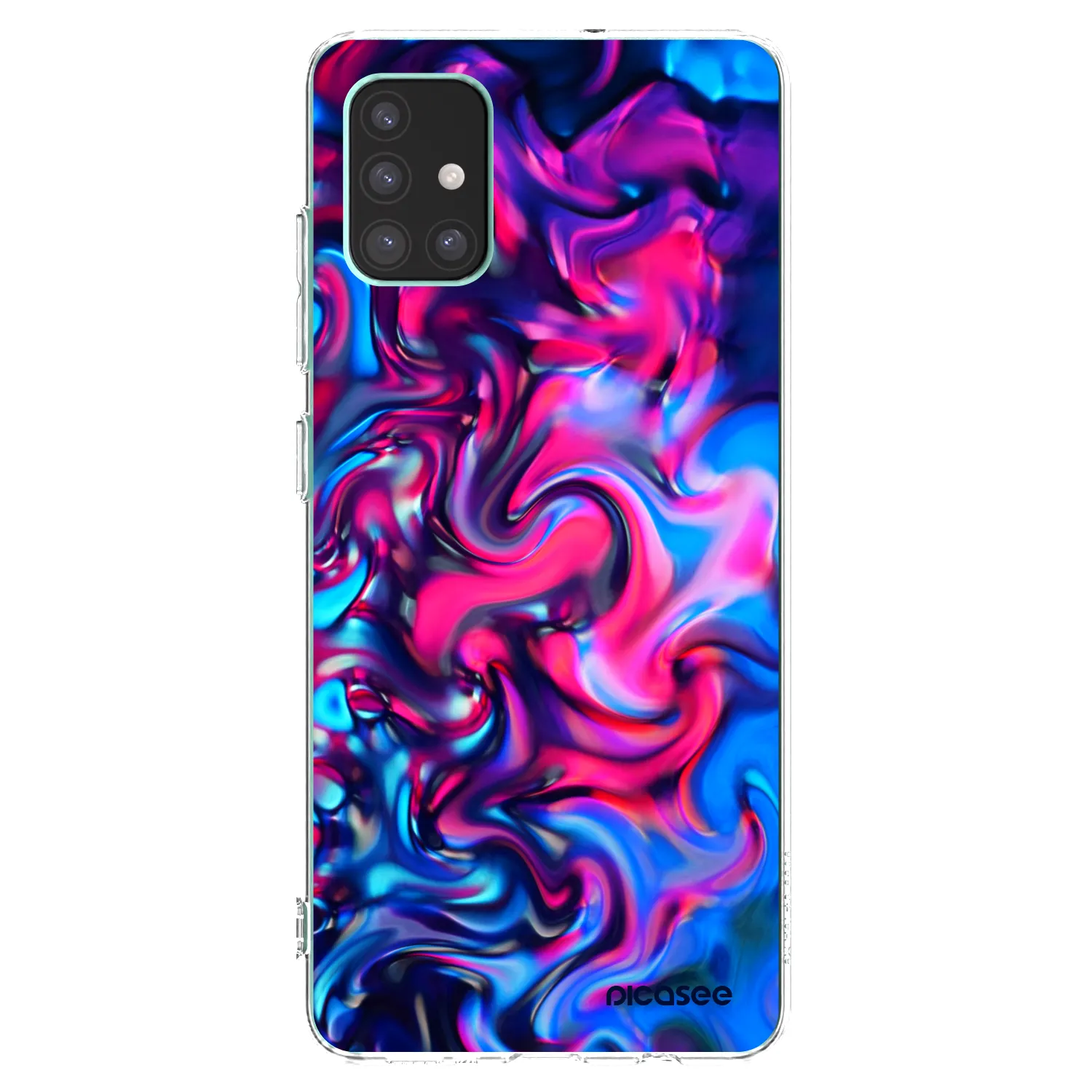 Picasee Samsung Galaxy M51 M515F Hülle - Transparentes Silikon - Redlight