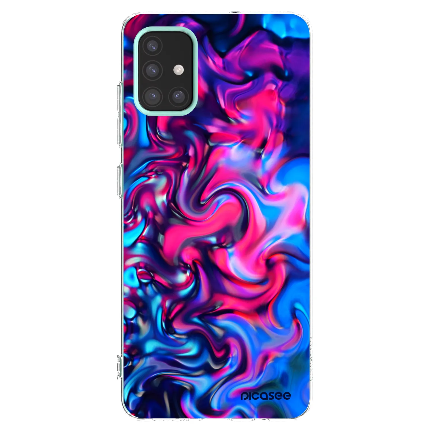 Picasee Samsung Galaxy M31s Hülle - Transparentes Silikon - Redlight