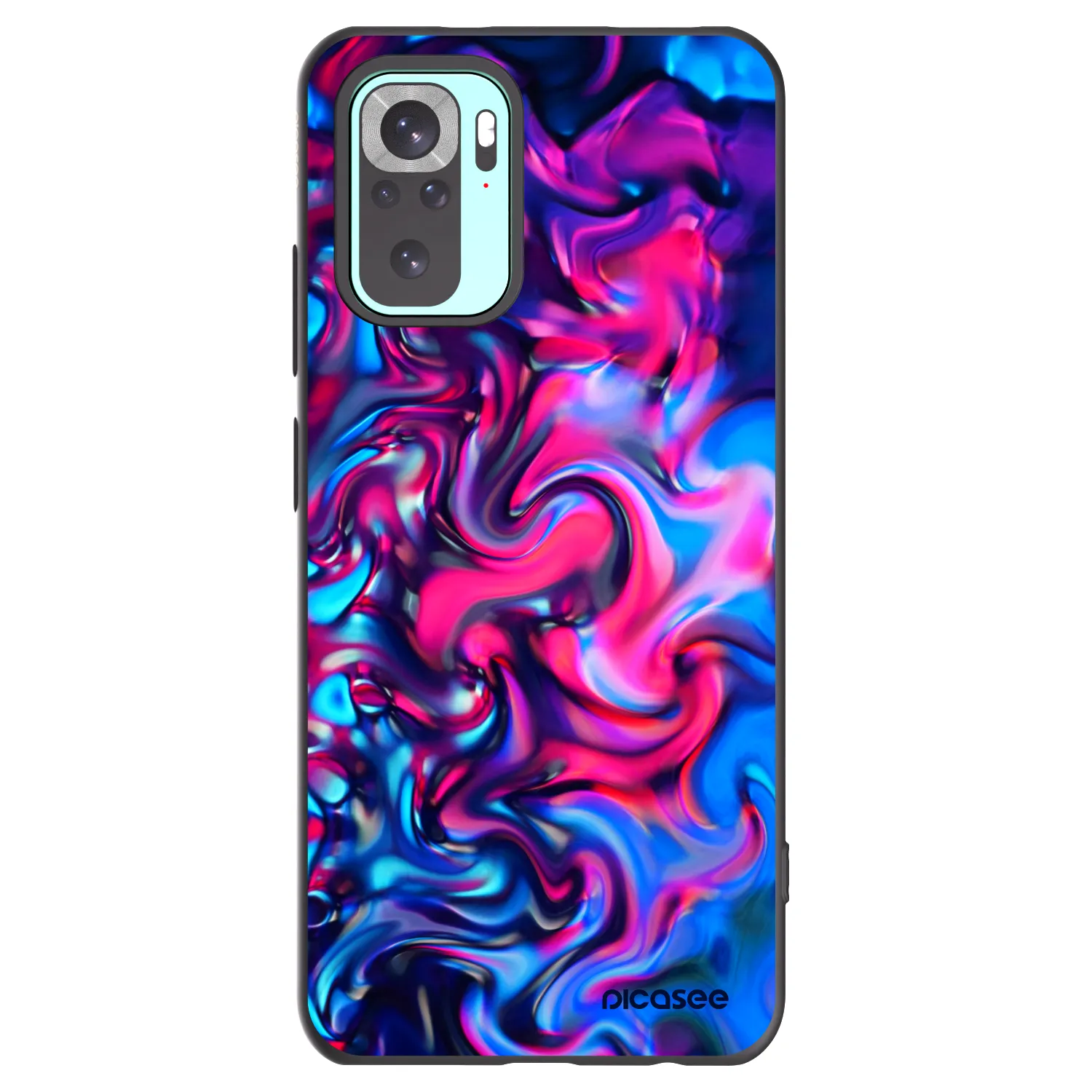 Picasee Xiaomi Redmi Note 10 Pro Hülle - Schwarzes Silikon - Redlight