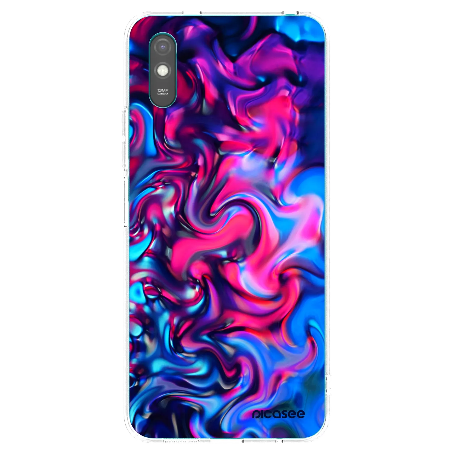 Picasee Xiaomi Redmi 9AT Hülle - Transparentes Silikon - Redlight