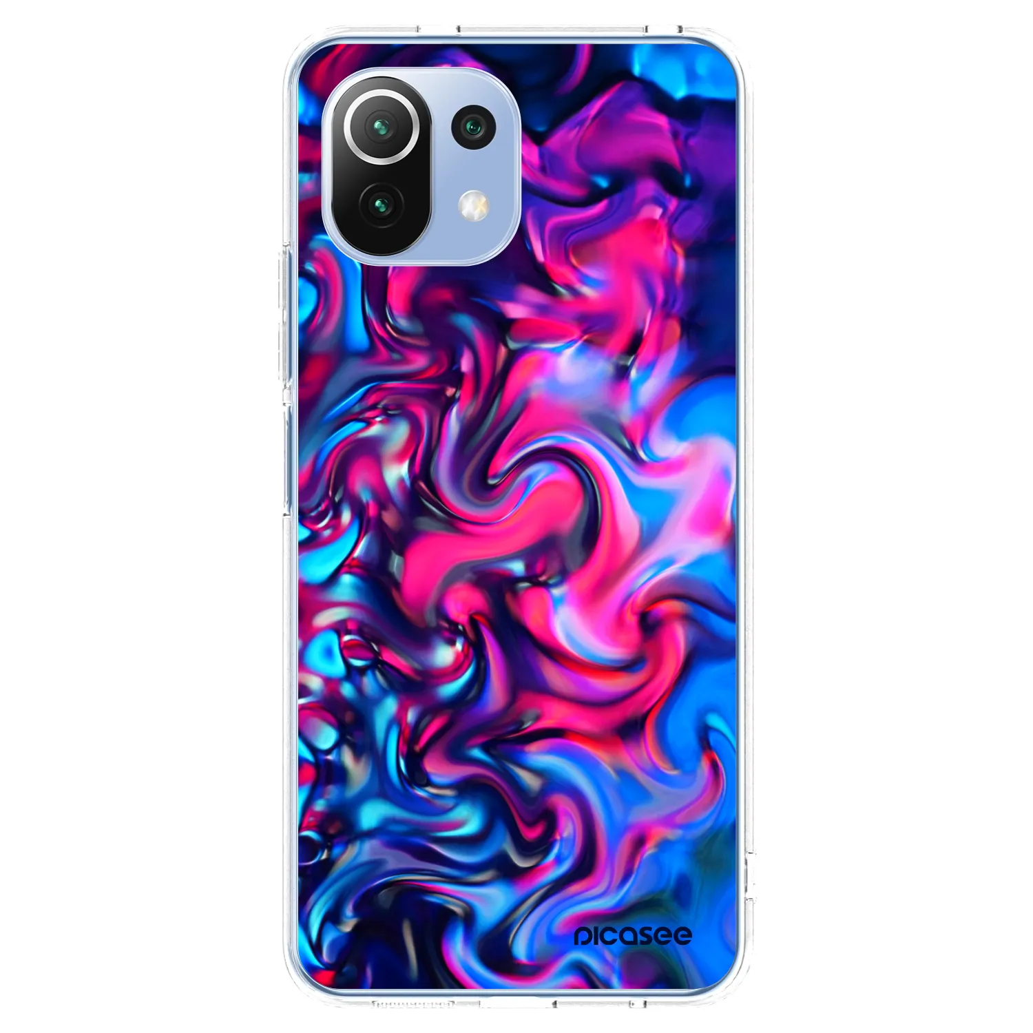 Picasee Xiaomi Mi 11 Lite Hülle - Transparentes Silikon - Redlight