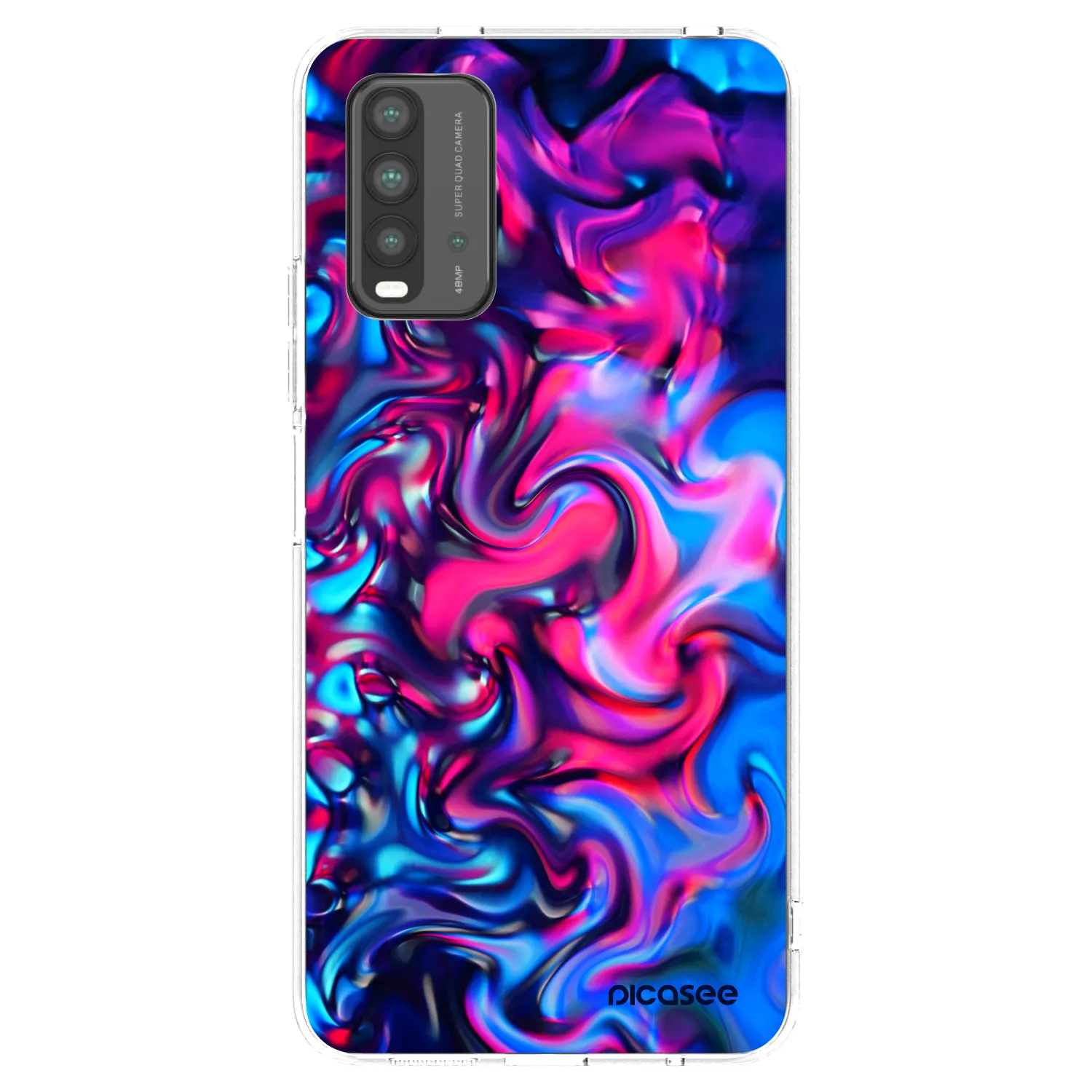 Picasee Xiaomi Redmi 9T Hülle - Transparentes Silikon - Redlight