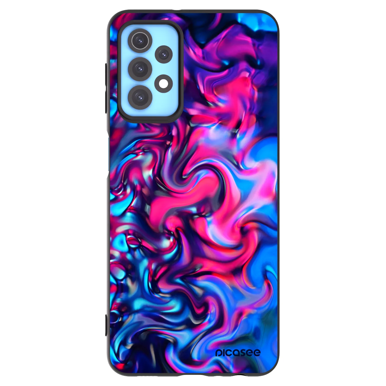 Picasee Samsung Galaxy A32 4G SM-A325F Hülle - Schwarzes Silikon - Redlight