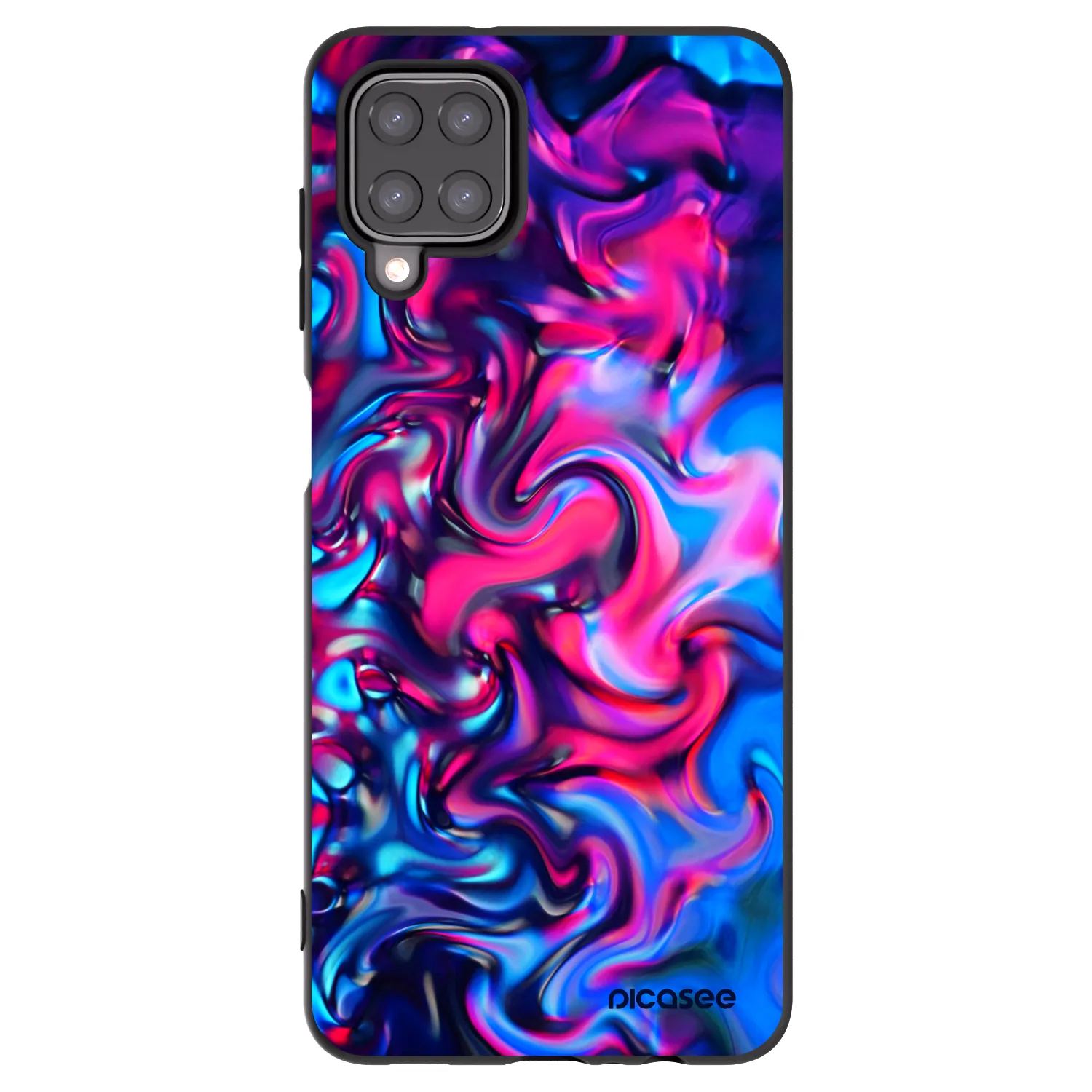 Picasee Samsung Galaxy M12 M127F Hülle - Schwarzes Silikon - Redlight