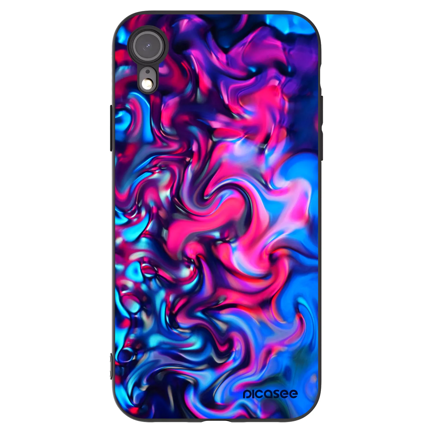 Picasee Apple iPhone XR Hülle - Schwarzes Silikon - Redlight
