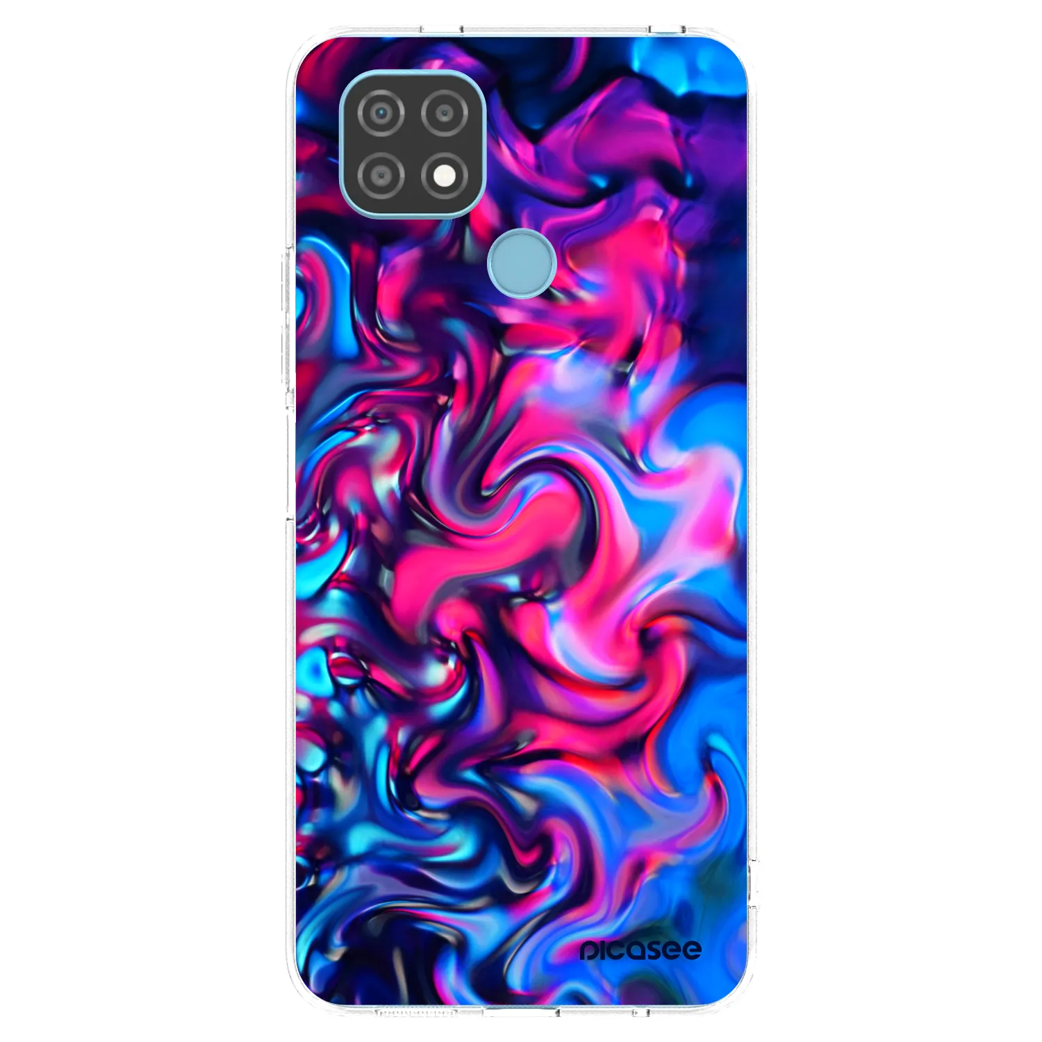 Picasee Realme C21 Hülle - Transparentes Silikon - Redlight