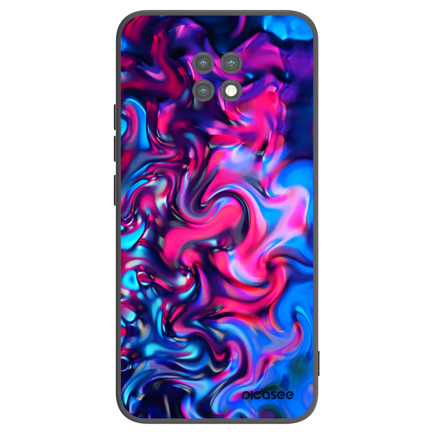 Picasee Xiaomi Redmi Note 9T Hülle - Schwarzes Silikon - Redlight