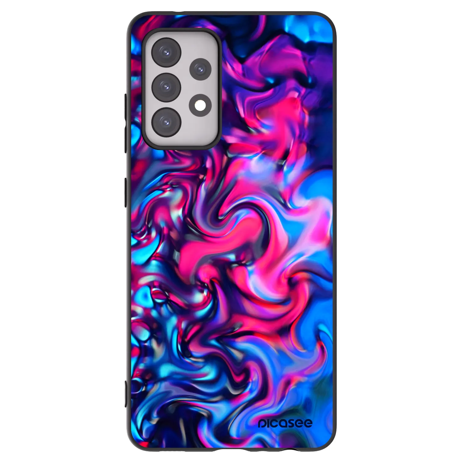 Picasee Samsung Galaxy A52s 5G A528B Hülle - Schwarzes Silikon - Redlight