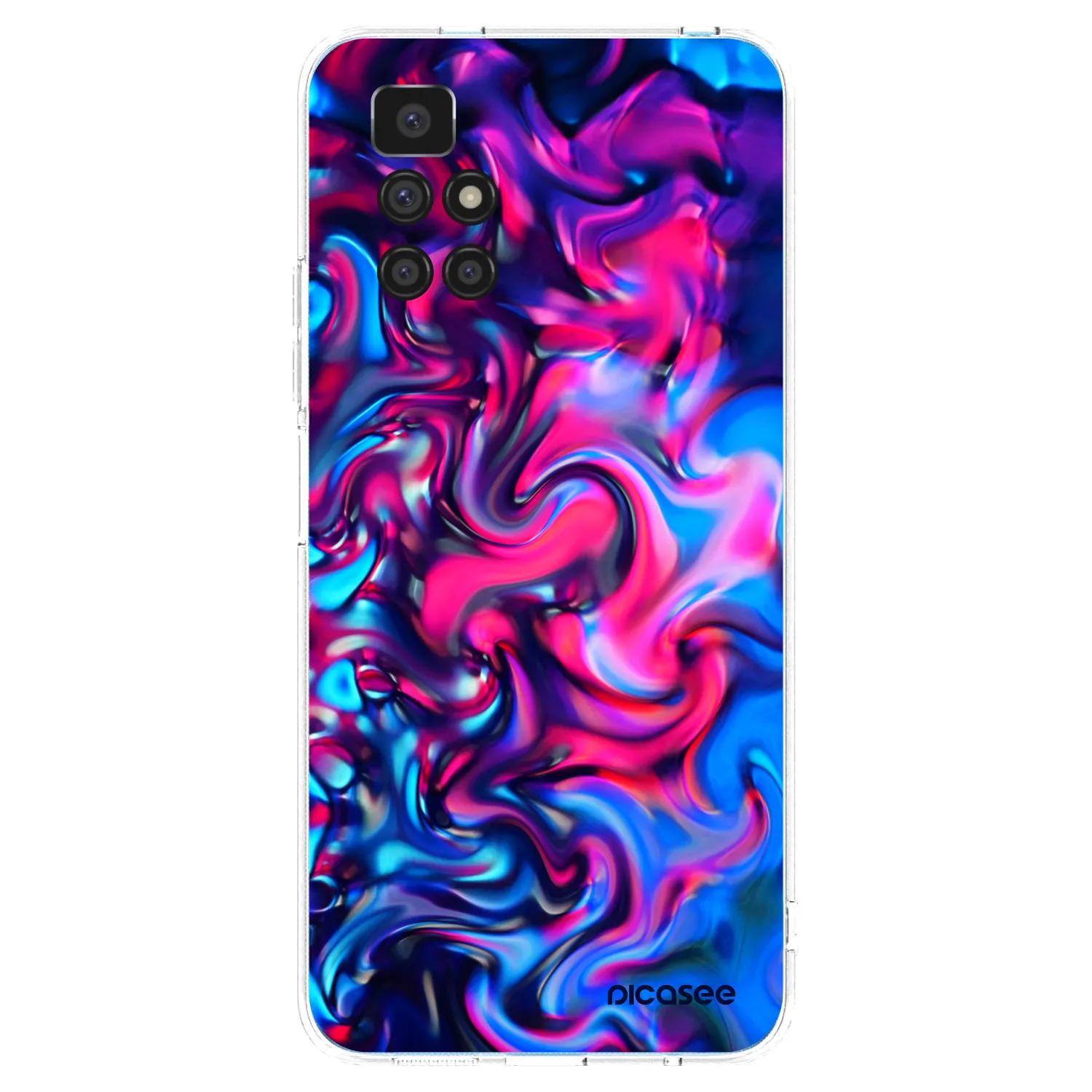 Picasee Xiaomi Redmi 10 Hülle - Transparentes Silikon - Redlight