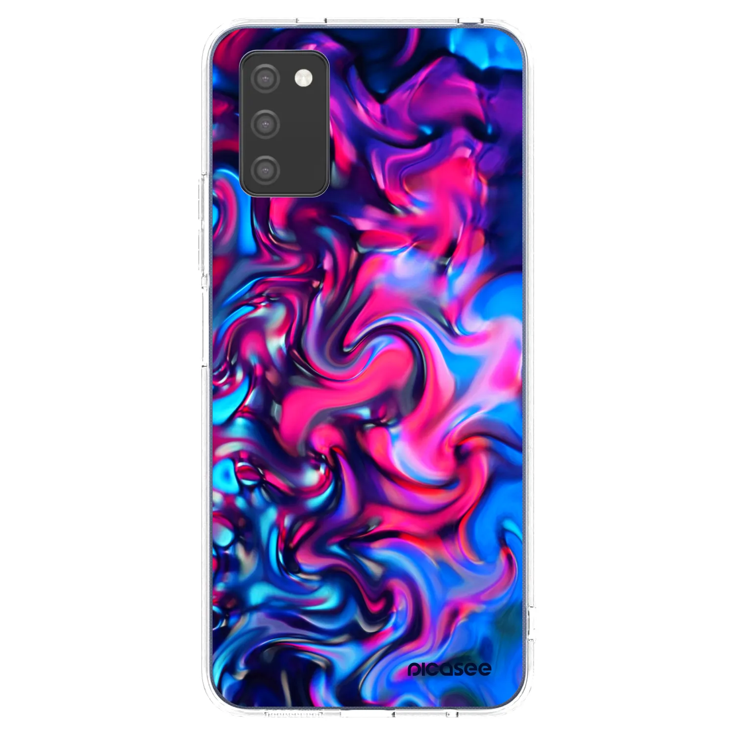 Picasee Samsung Galaxy A03s A037G Hülle - Transparentes Silikon - Redlight