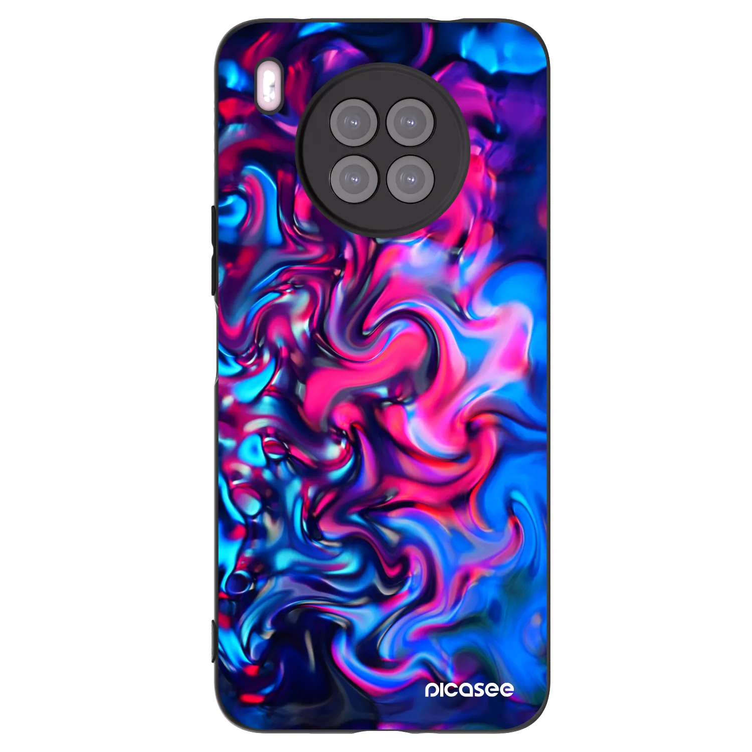 Picasee Huawei Nova 8i Hülle - Schwarzes Silikon - Redlight