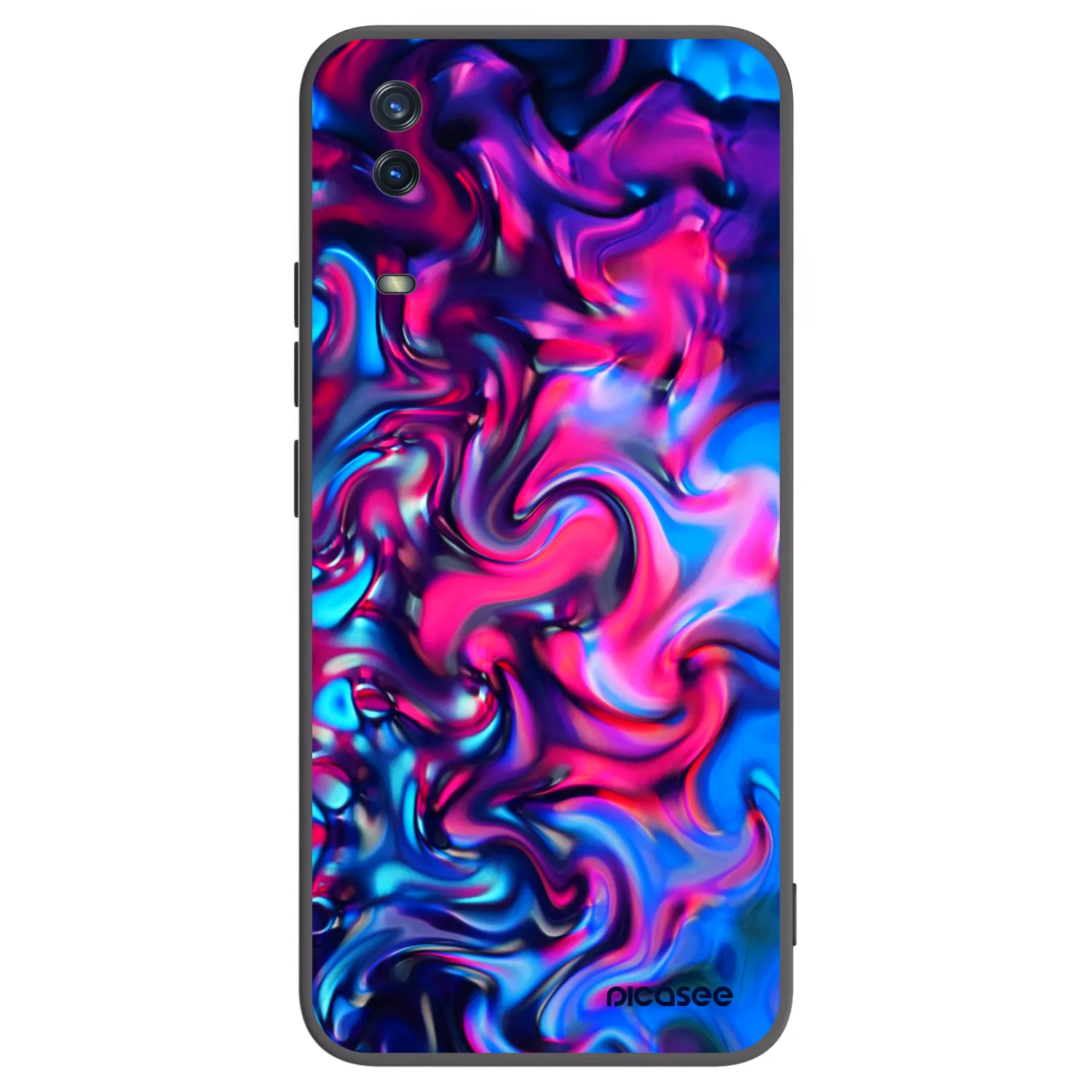 Picasee Vivo Y11s Hülle - Schwarzes Silikon - Redlight