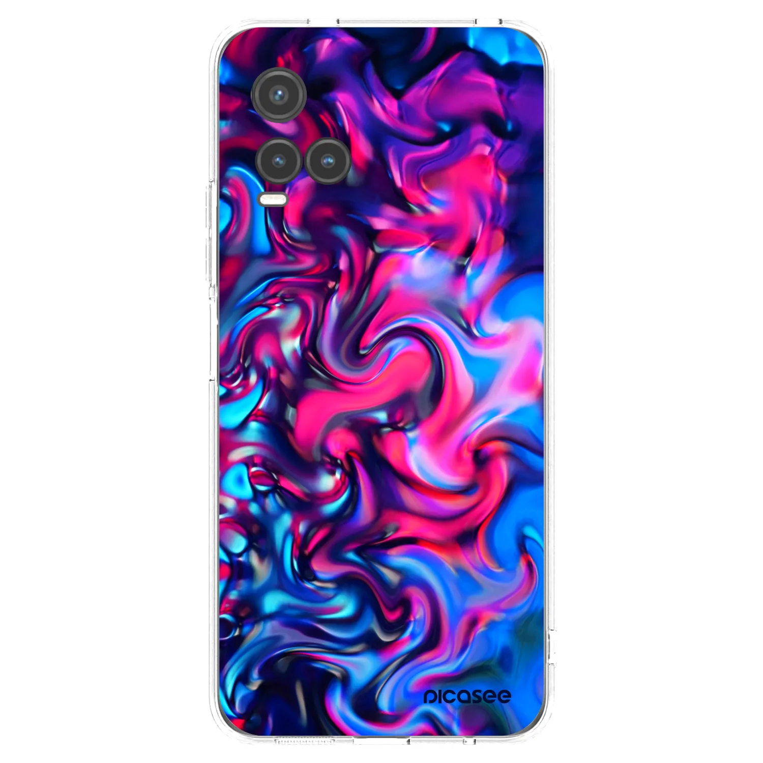 Picasee Vivo Y33s Hülle - Transparentes Silikon - Redlight
