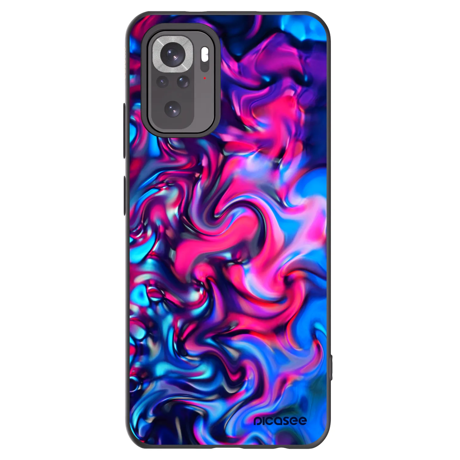 Picasee Xiaomi Redmi Note 11S 4G Hülle - Schwarzes Silikon - Redlight