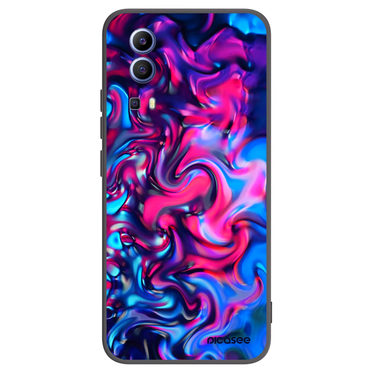 Picasee Vivo Y52 5G Hülle - Schwarzes Silikon - Redlight