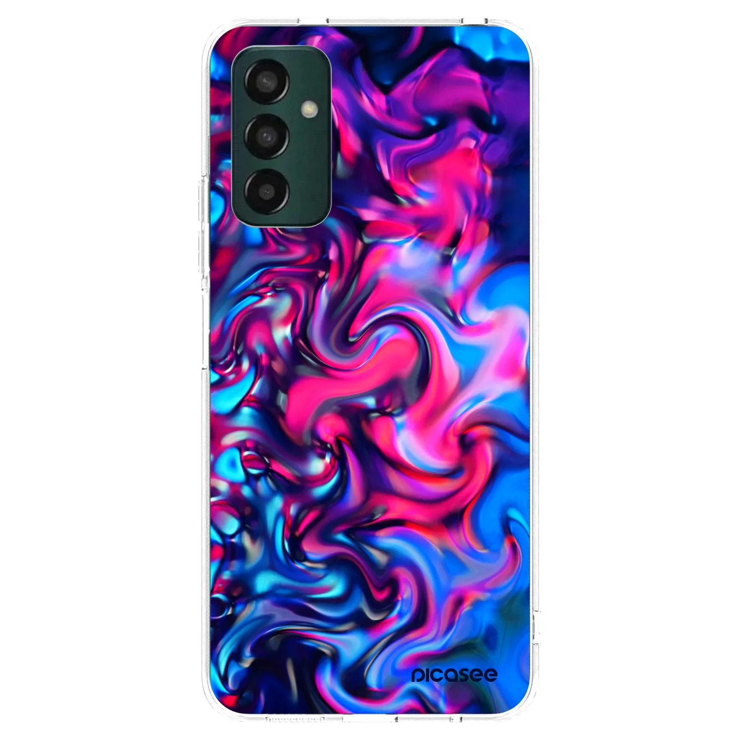 Picasee Samsung Galaxy M13 M135F Hülle - Transparentes Silikon - Redlight