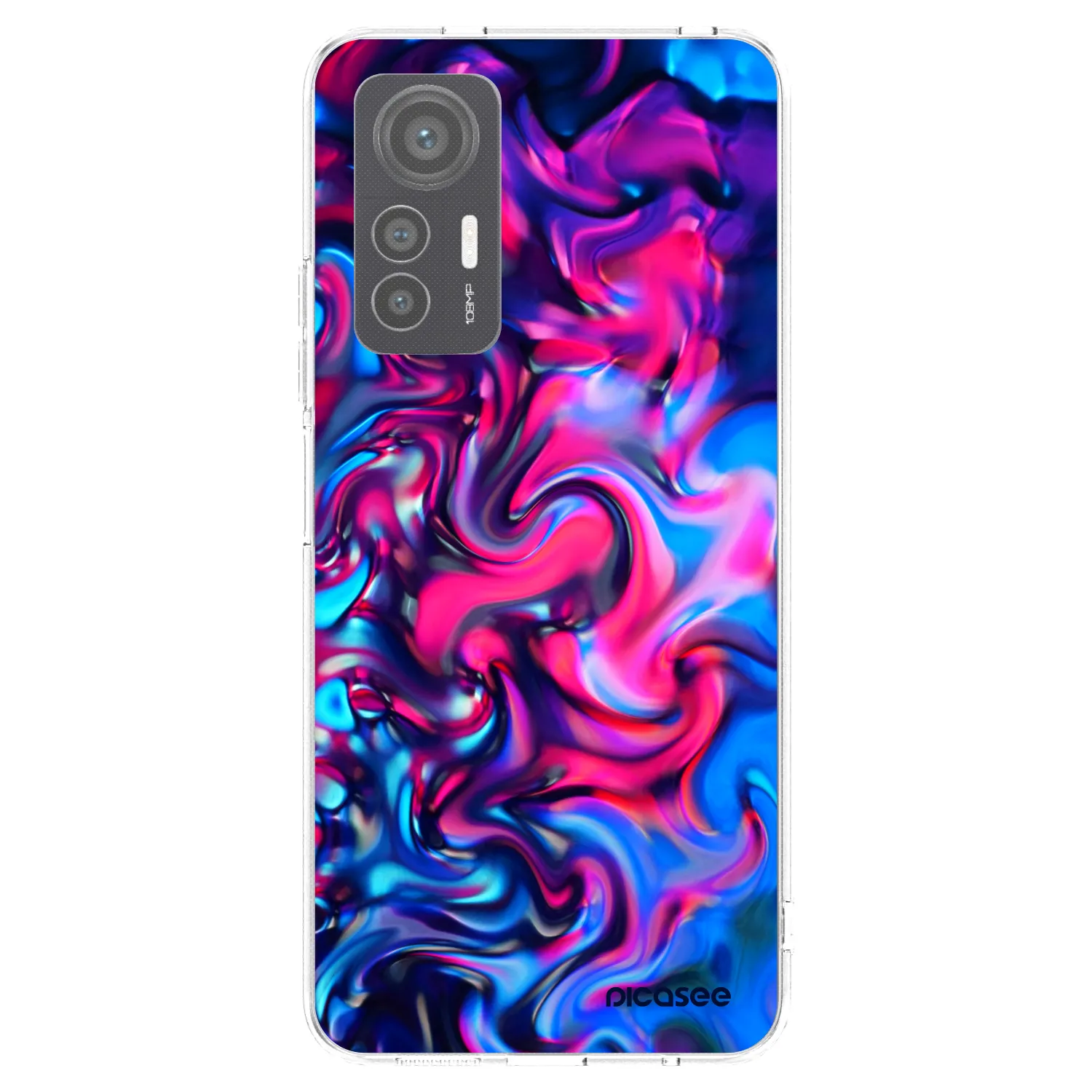 Picasee Xiaomi 12 Lite Hülle - Transparentes Silikon - Redlight