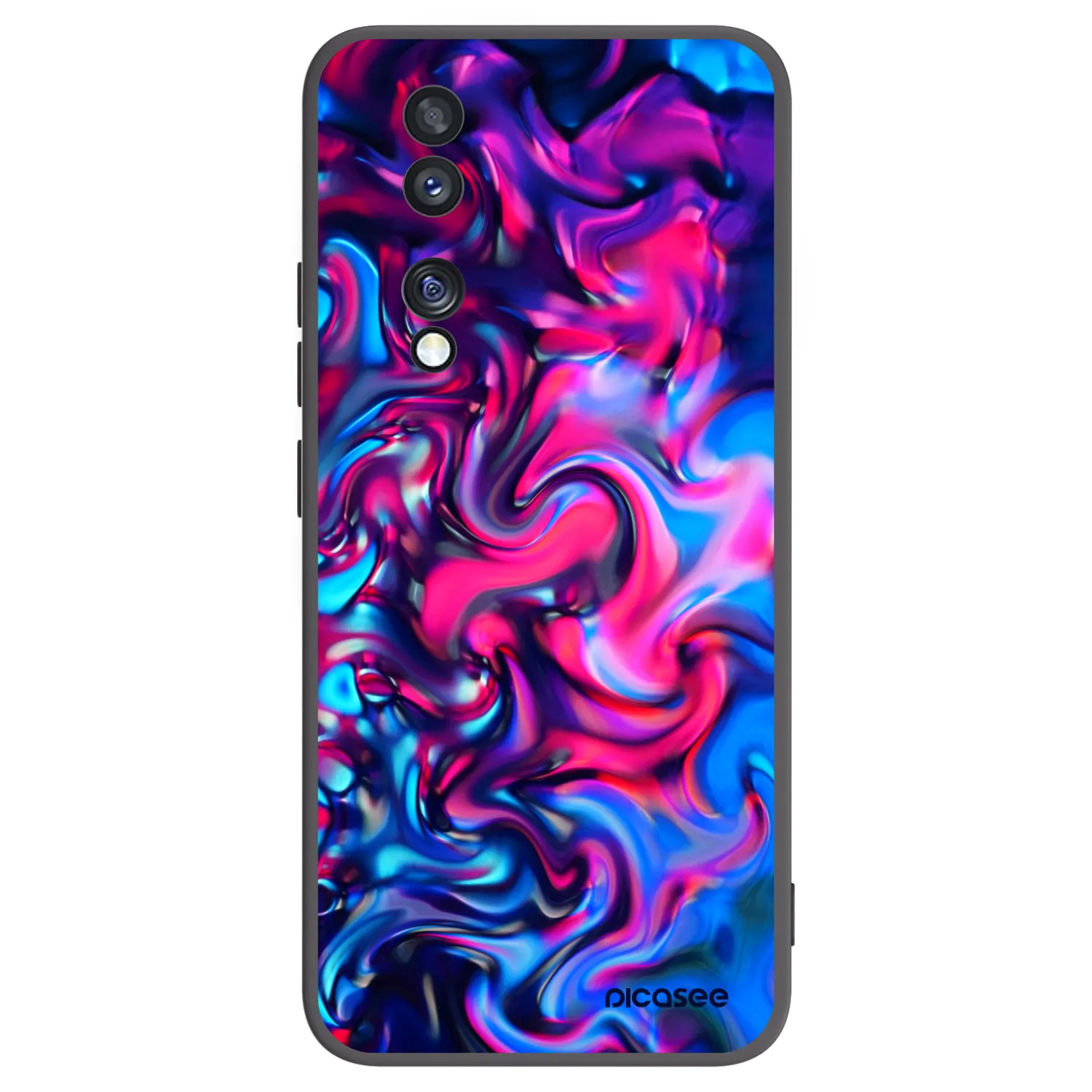 Picasee Honor 70 Hülle - Schwarzes Silikon - Redlight