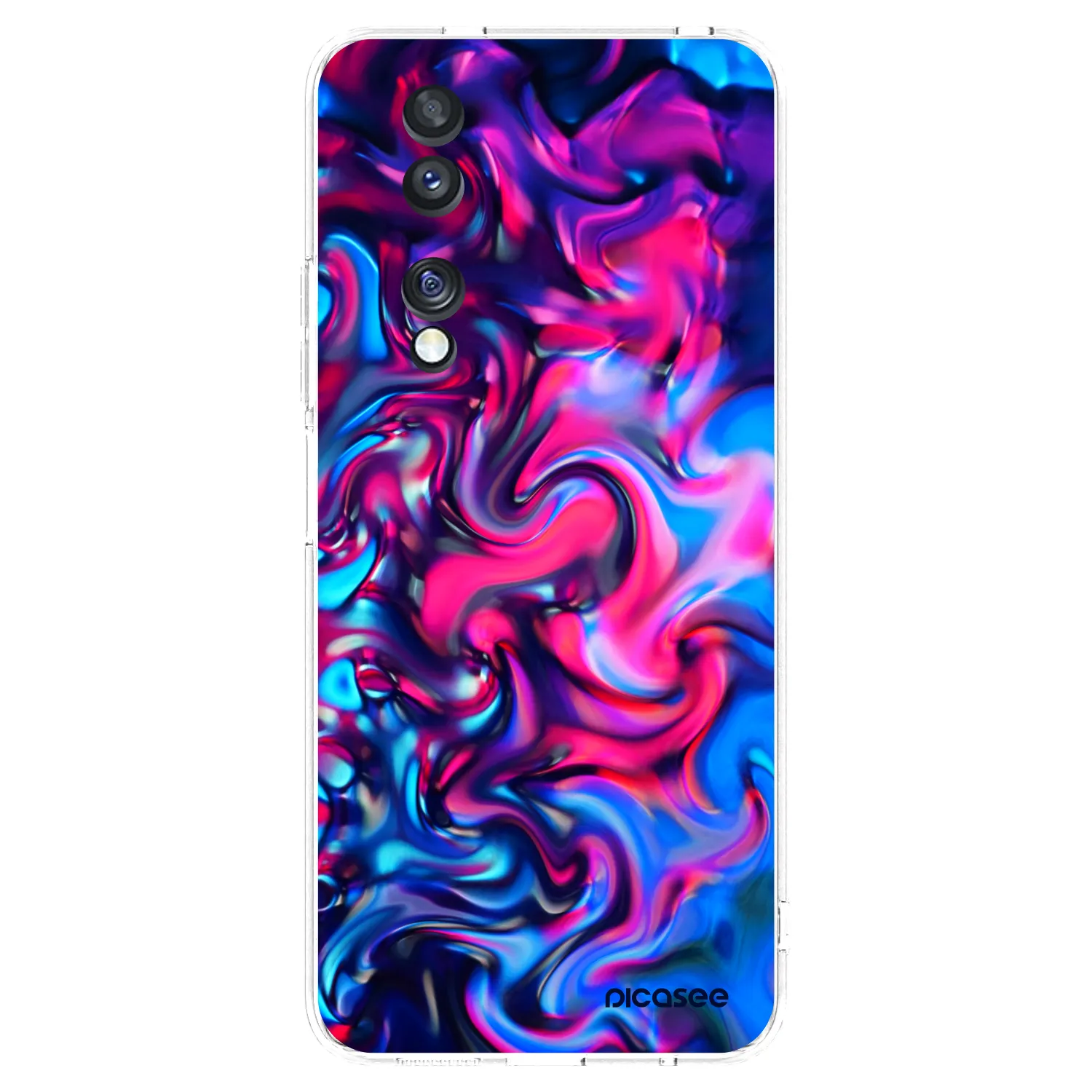 Picasee Honor 70 Hülle - Transparentes Silikon - Redlight