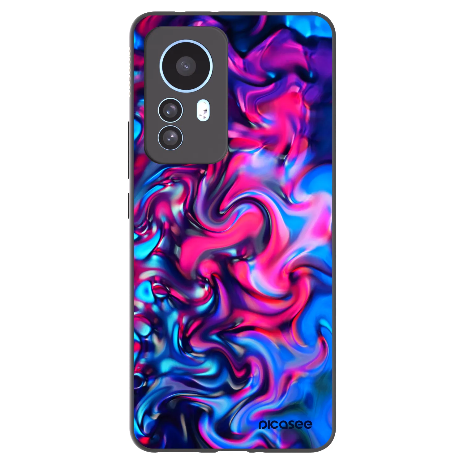Picasee Xiaomi 12T Pro Hülle - Schwarzes Silikon - Redlight