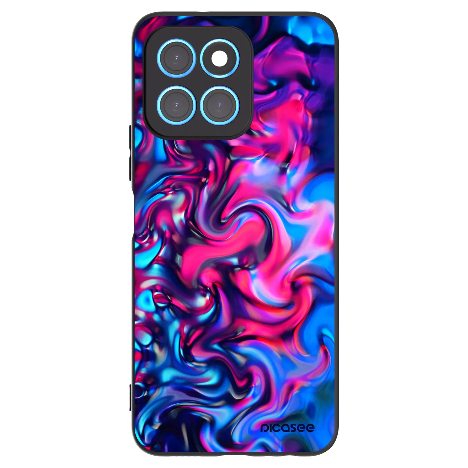 Picasee Honor X6 Hülle - Schwarzes Silikon - Redlight