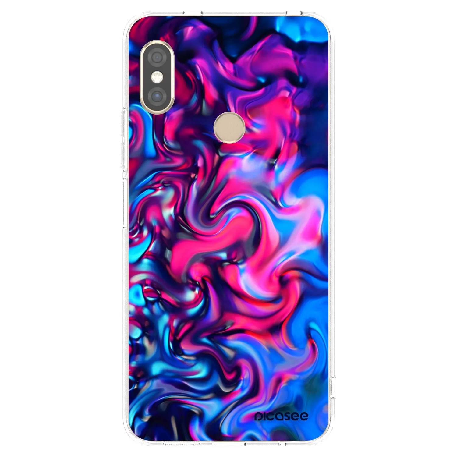 Picasee Xiaomi Redmi Note 5 Global Hülle - Transparentes Silikon - Redlight