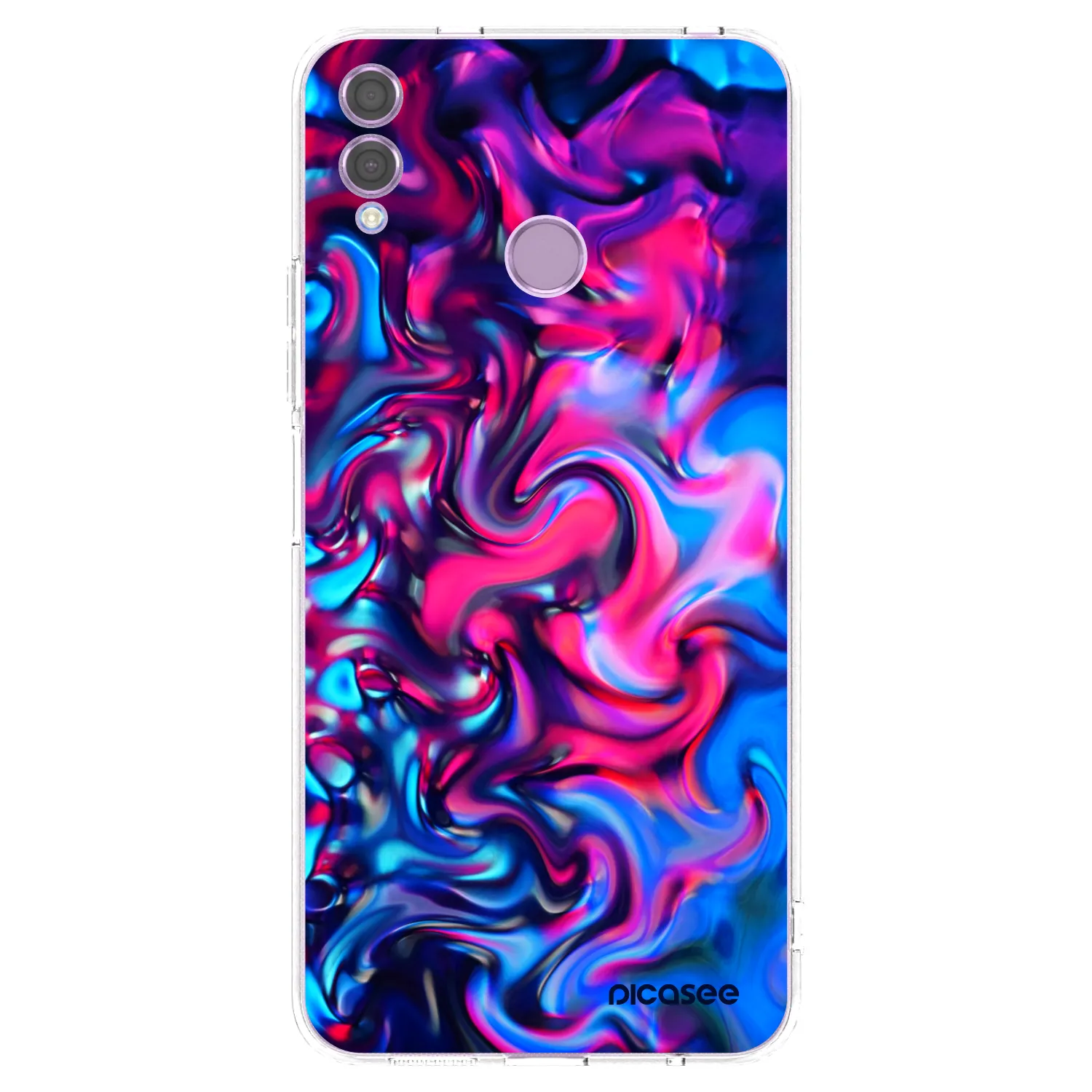 Picasee Honor 8X Hülle - Transparentes Silikon - Redlight