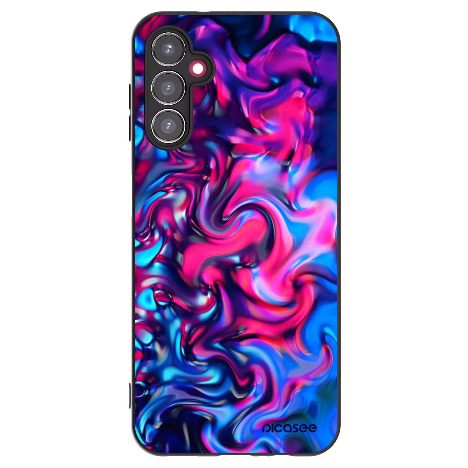 Picasee Samsung Galaxy A14 4G A145R Hülle - Schwarzes Silikon - Redlight