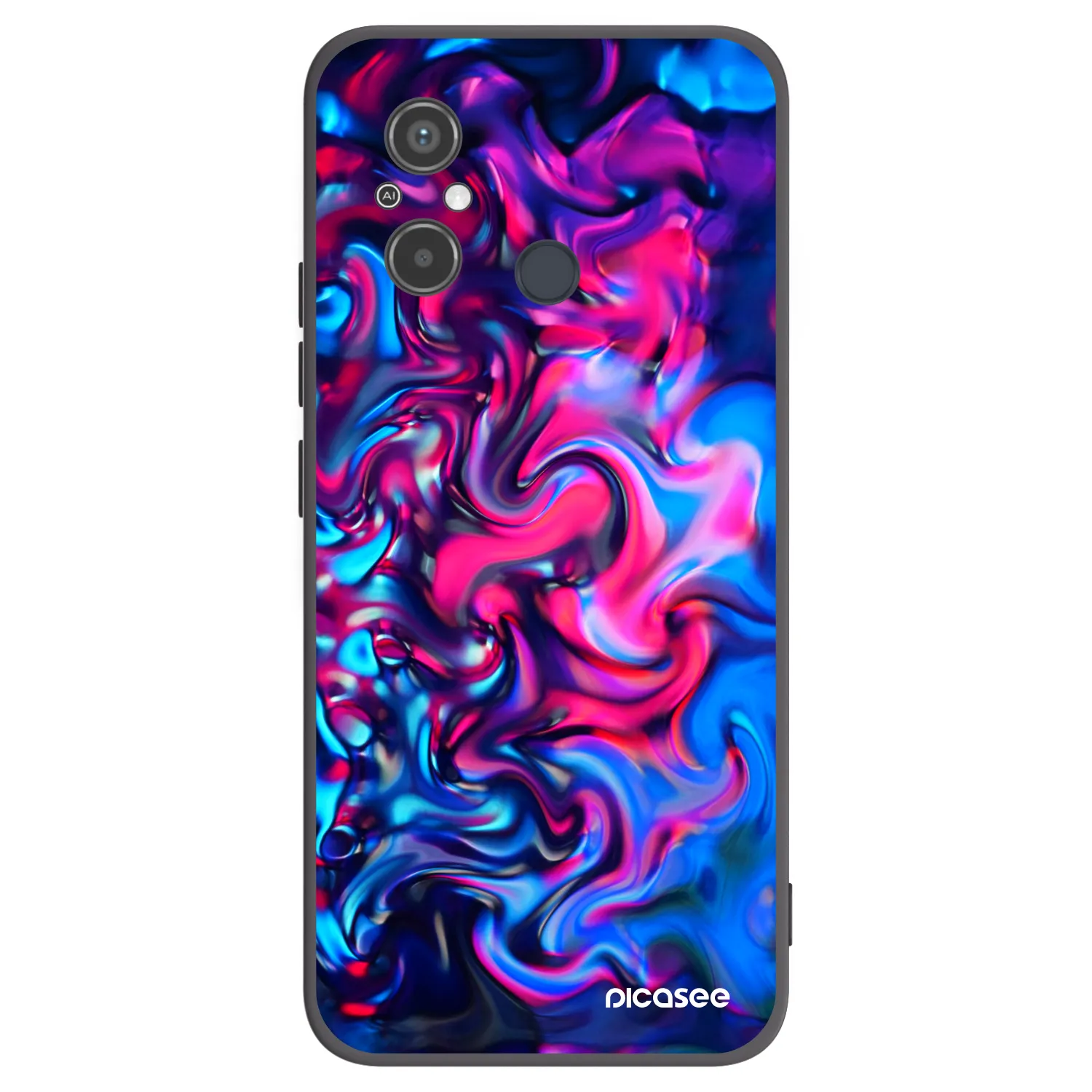 Picasee Xiaomi Redmi 12C Hülle - Schwarzes Silikon - Redlight