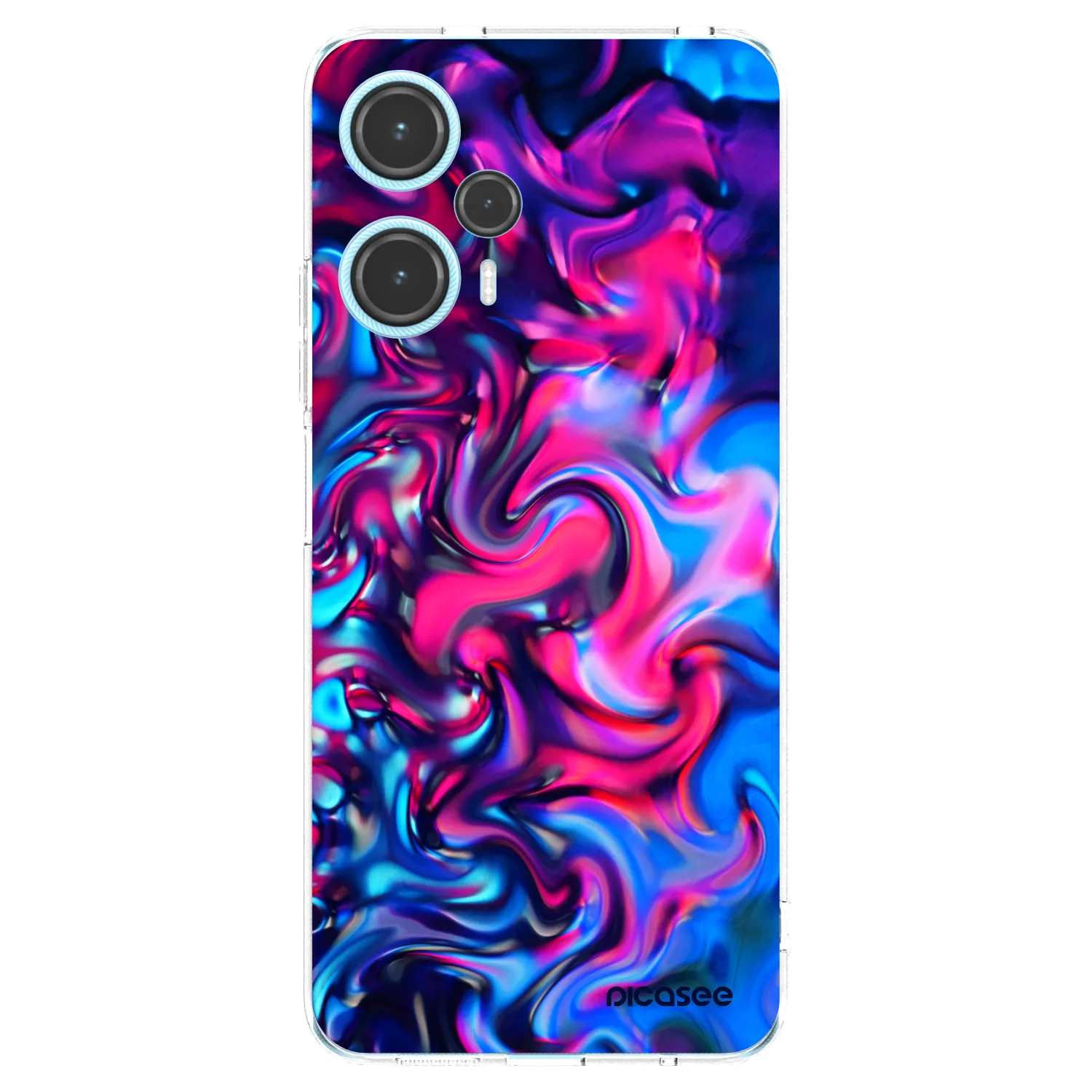 Picasee Xiaomi Poco F5 Hülle - Transparentes Silikon - Redlight