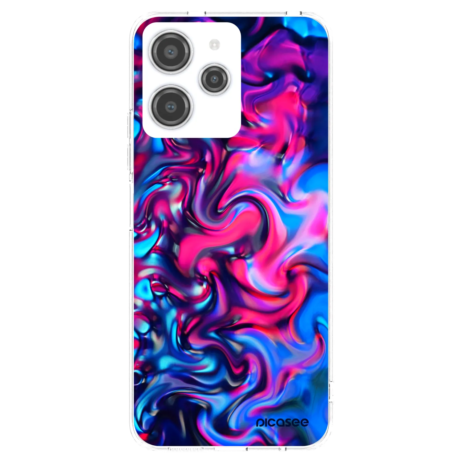 Picasee Xiaomi Redmi 12 4G Hülle - Transparentes Silikon - Redlight