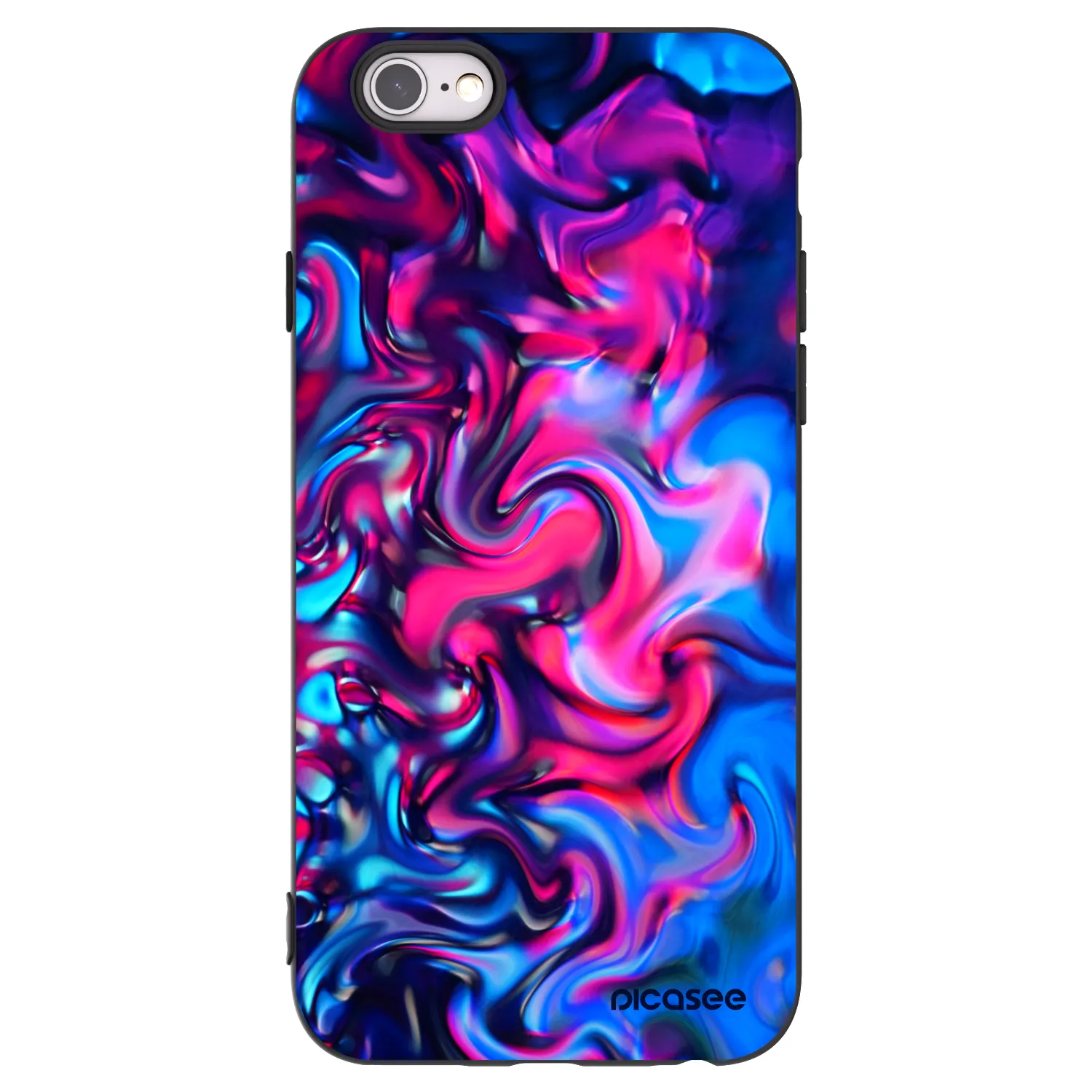 Picasee Apple iPhone 6/6S Hülle - Schwarzes Silikon - Redlight