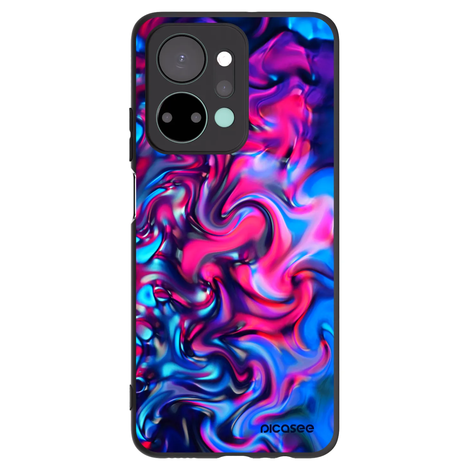 Picasee Honor X7a Hülle - Schwarzes Silikon - Redlight