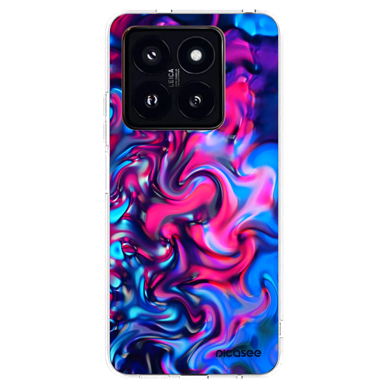 Picasee Xiaomi 14 Pro Hülle - Transparentes Silikon - Redlight