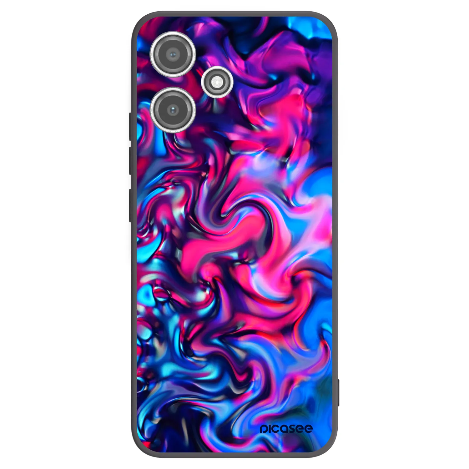 Picasee Xiaomi Redmi 12 5G Hülle - Schwarzes Silikon - Redlight