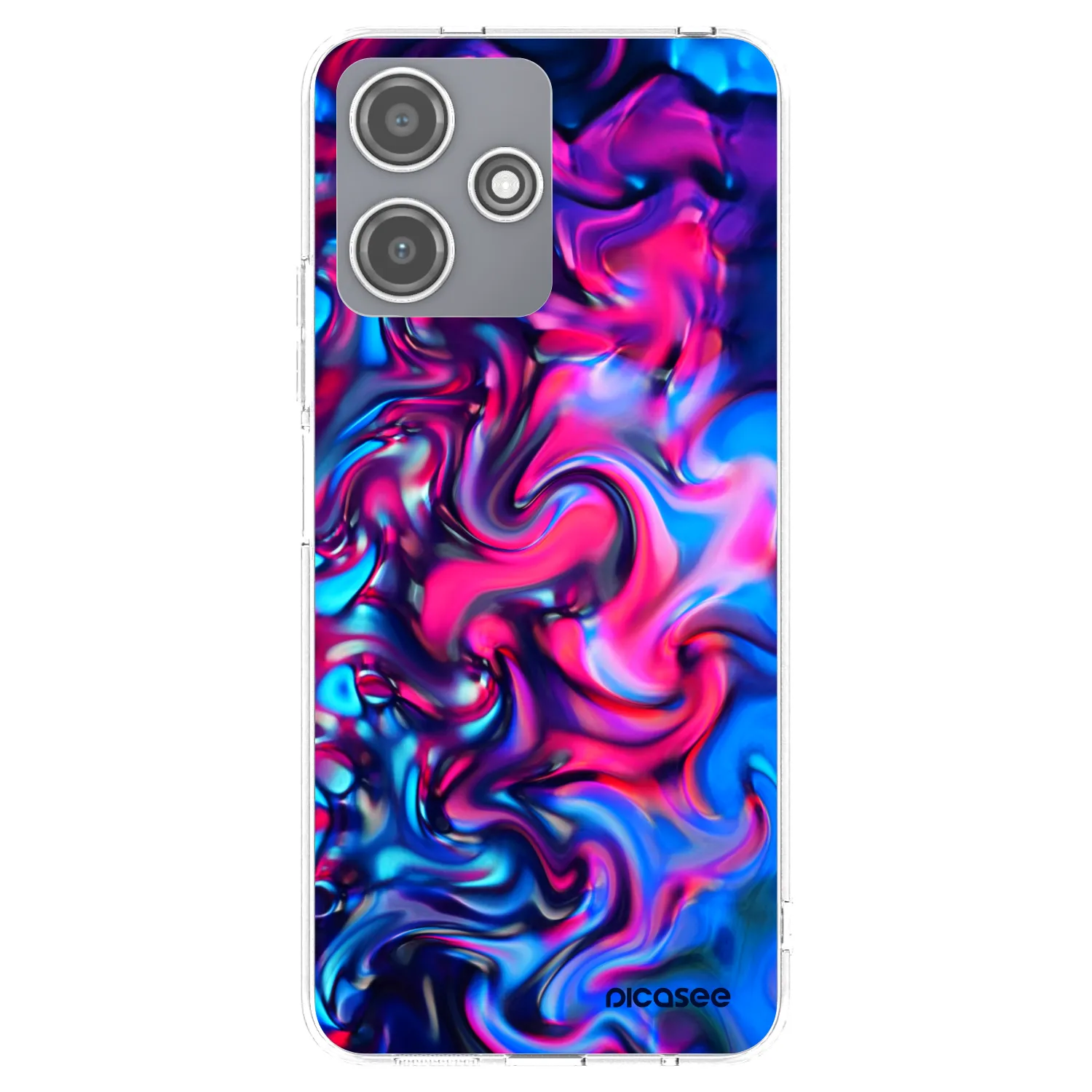 Picasee Xiaomi Redmi 12 5G Hülle - Transparentes Silikon - Redlight