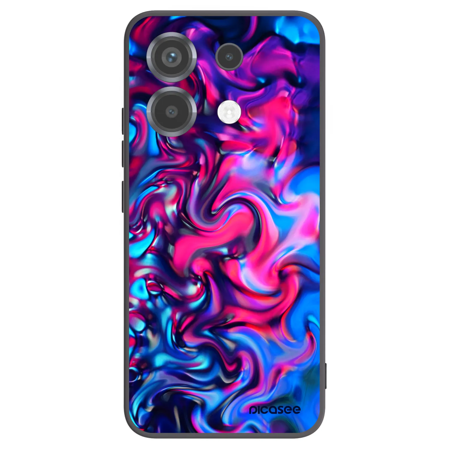 Picasee Xiaomi Poco X6 Hülle - Schwarzes Silikon - Redlight
